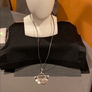 Check banks corded metal necklace nwt s#23